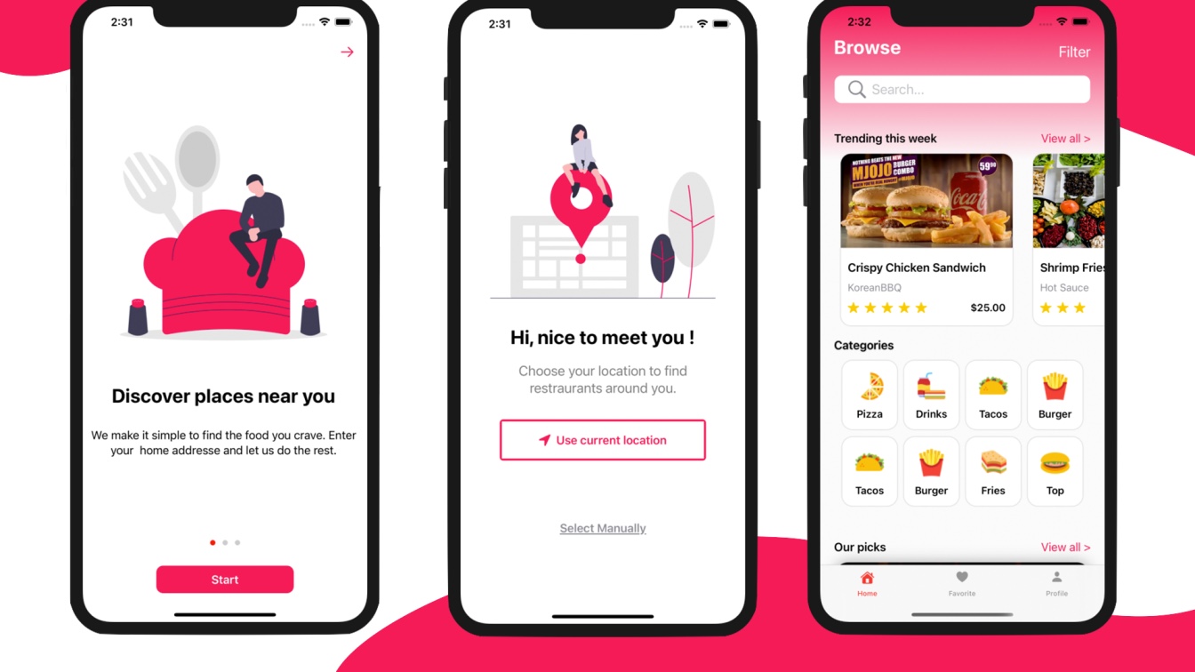 food ordering app